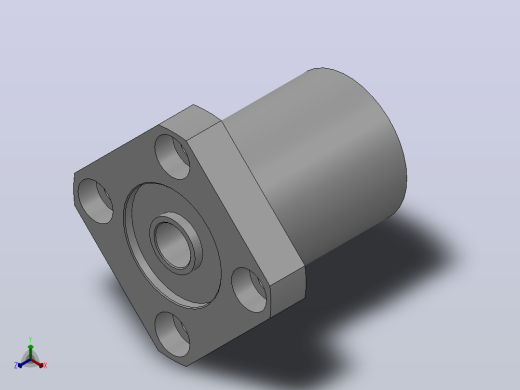 无挡圈双轴承L尺寸指定型轴承座组件_BDLDK-608-2Z-40-A