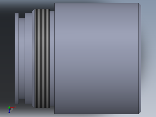 气动缸 80x25x100 mm.1俯视缩略图