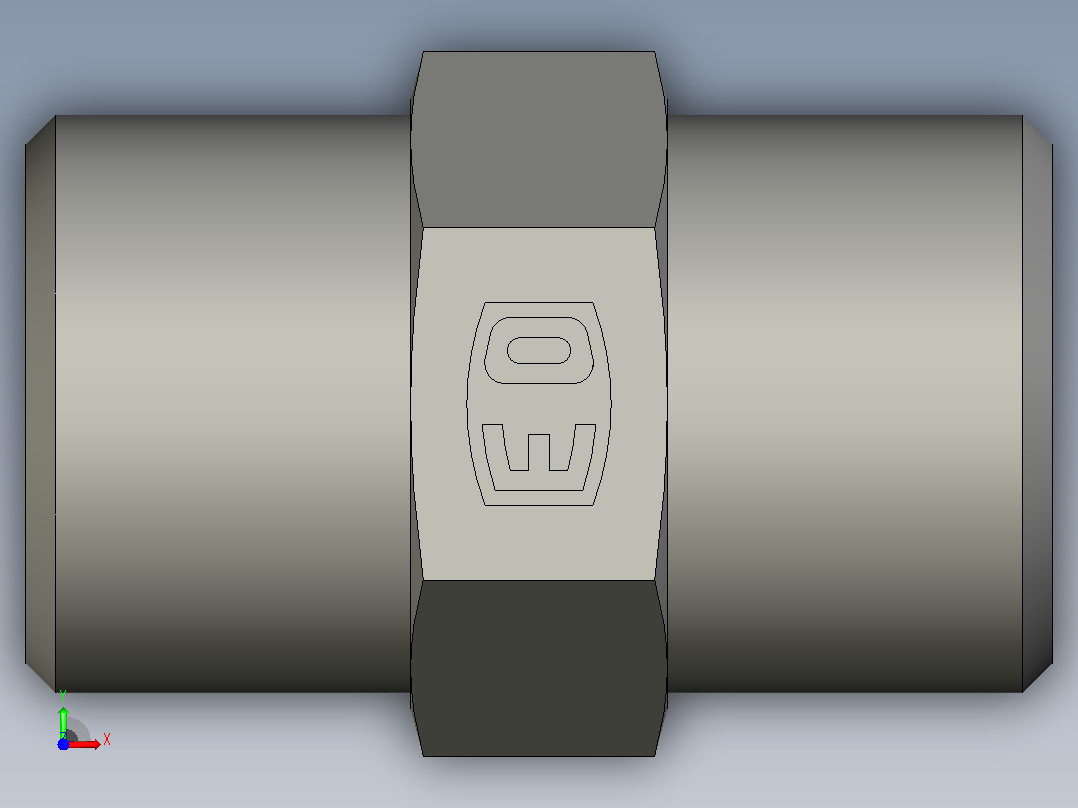 EO标准液压接头 Union G10SCFX(1)前视图