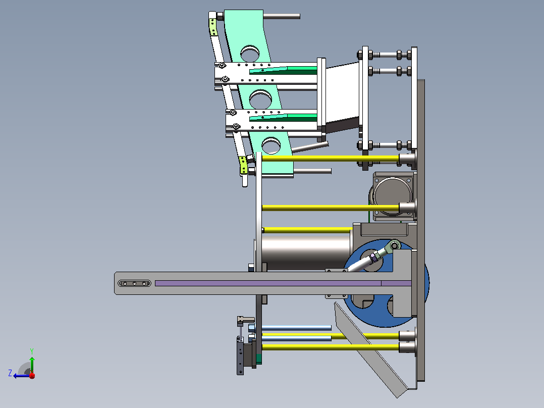 A11 转台分割器偏心轮应用右视图