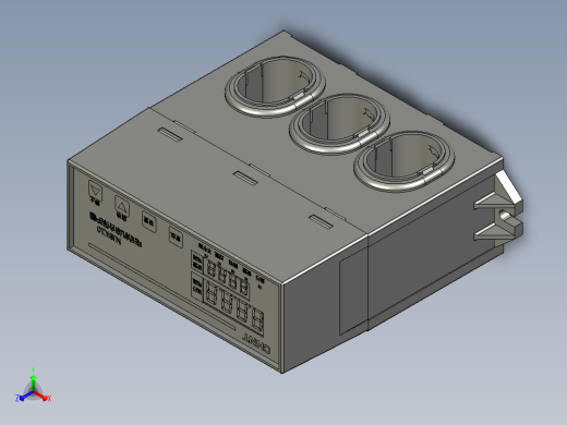 NJBK10电动机保护器三维模型202012