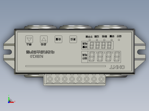 NJBK10电动机保护器三维模型202012前视缩略图