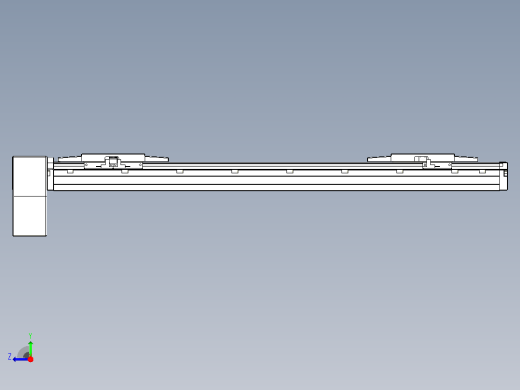 皮带直线轴双滑块型TPA-GCBS-120-P70-L175-RP-M20-N3右视缩略图