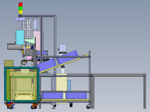 发电机半自动化生产线前视缩略图