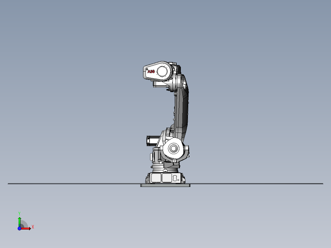 ABB irb 6700 150kg前视图