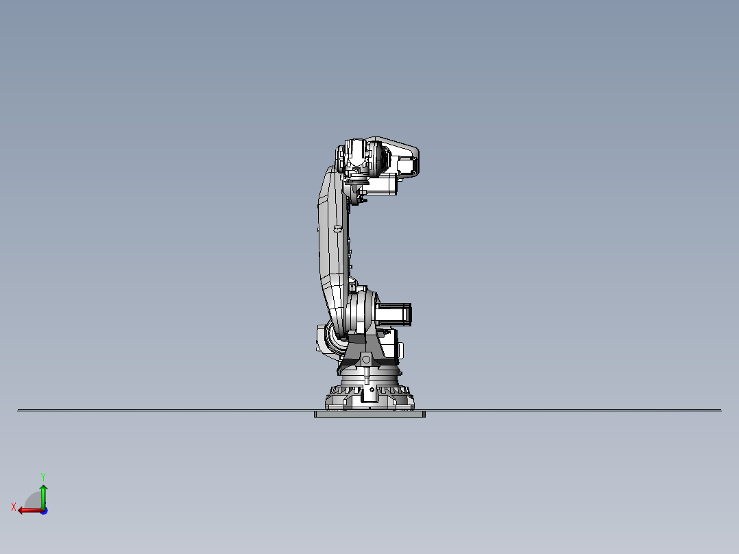 ABB irb 6700 150kg后视图