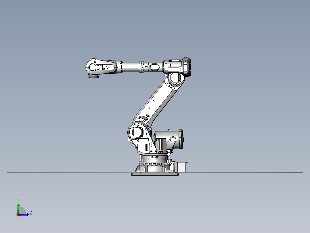 ABB irb 6700 150kg左视图