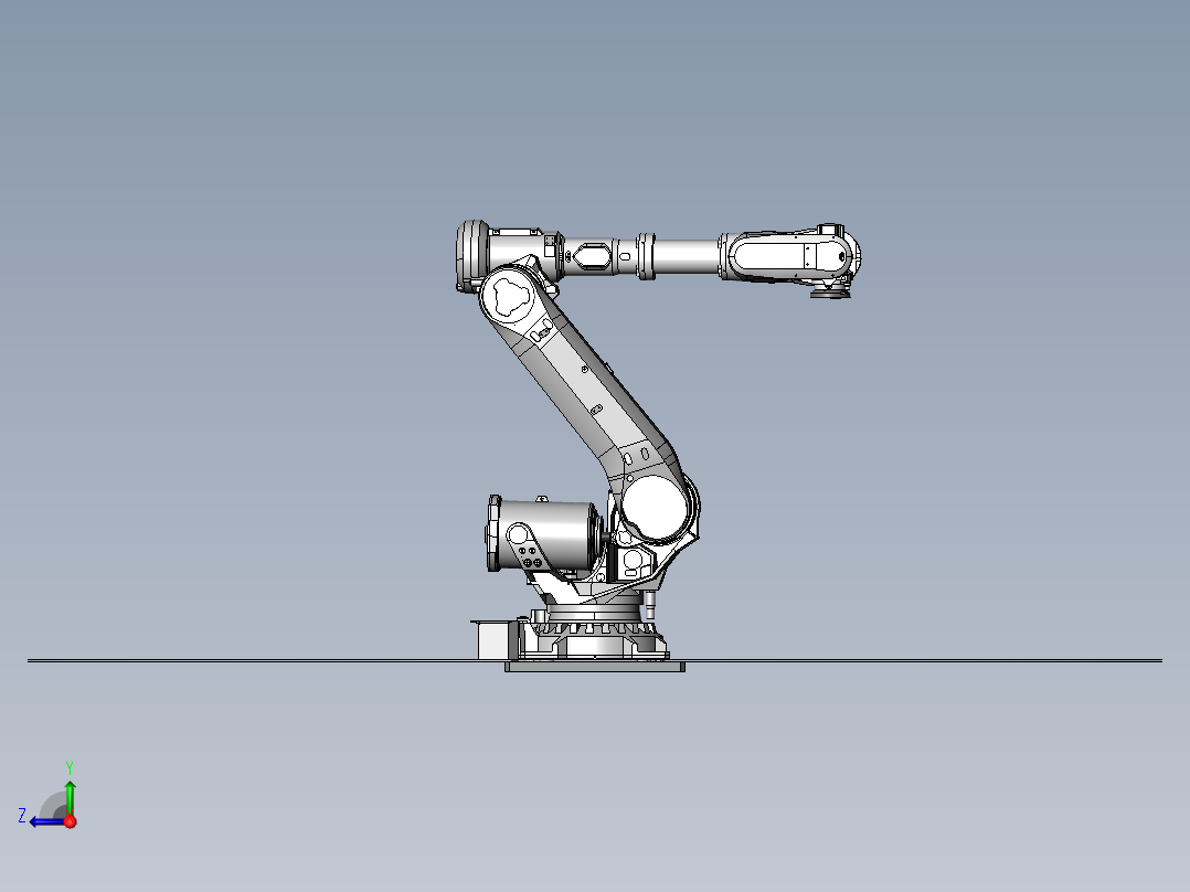 ABB irb 6700 150kg右视图