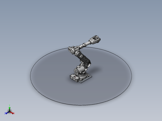 ABB irb 6700 150kg正等轴测缩略图