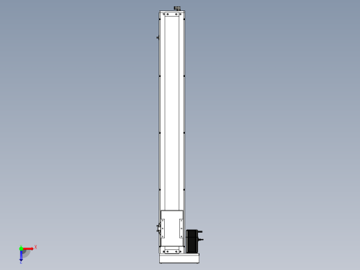 Toyo东佑达直线模组-ECH14-1000-BL-400W俯视缩略图