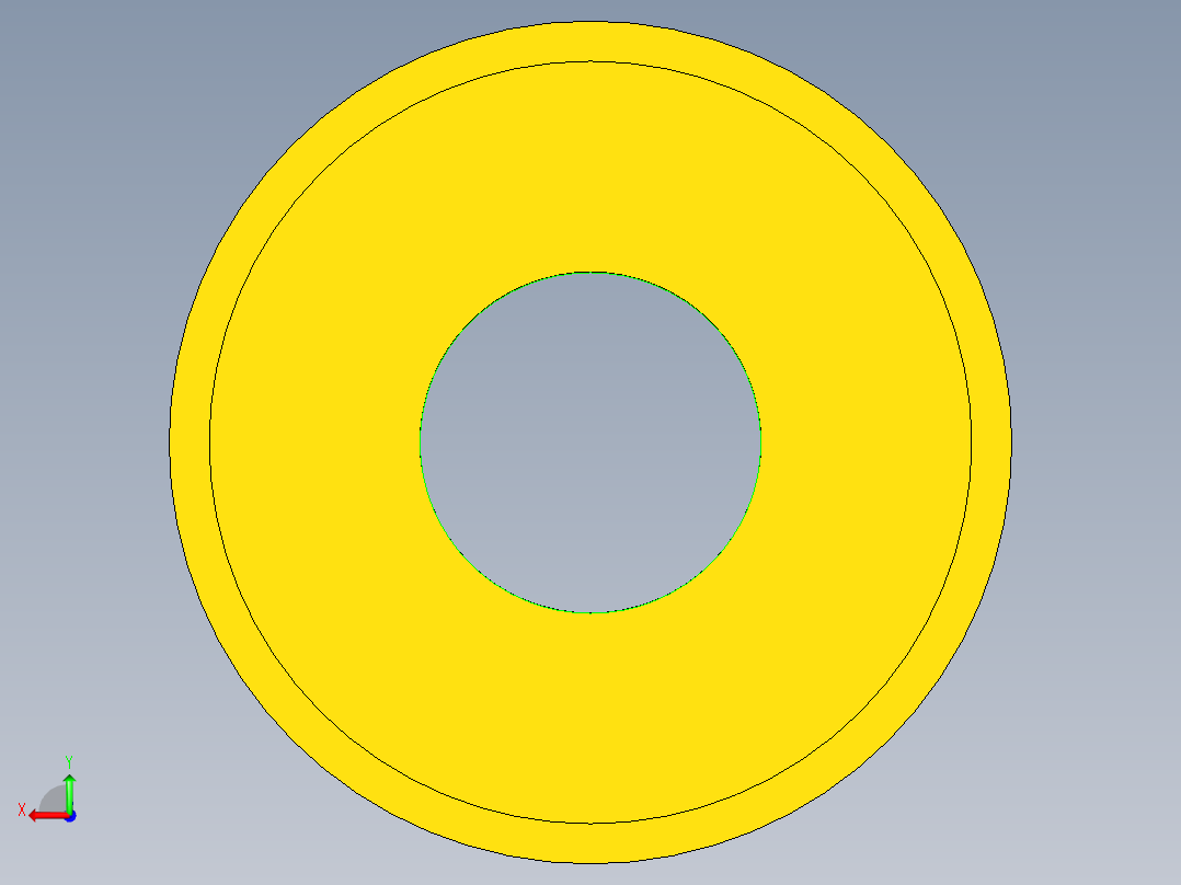 旋转门模型后视图