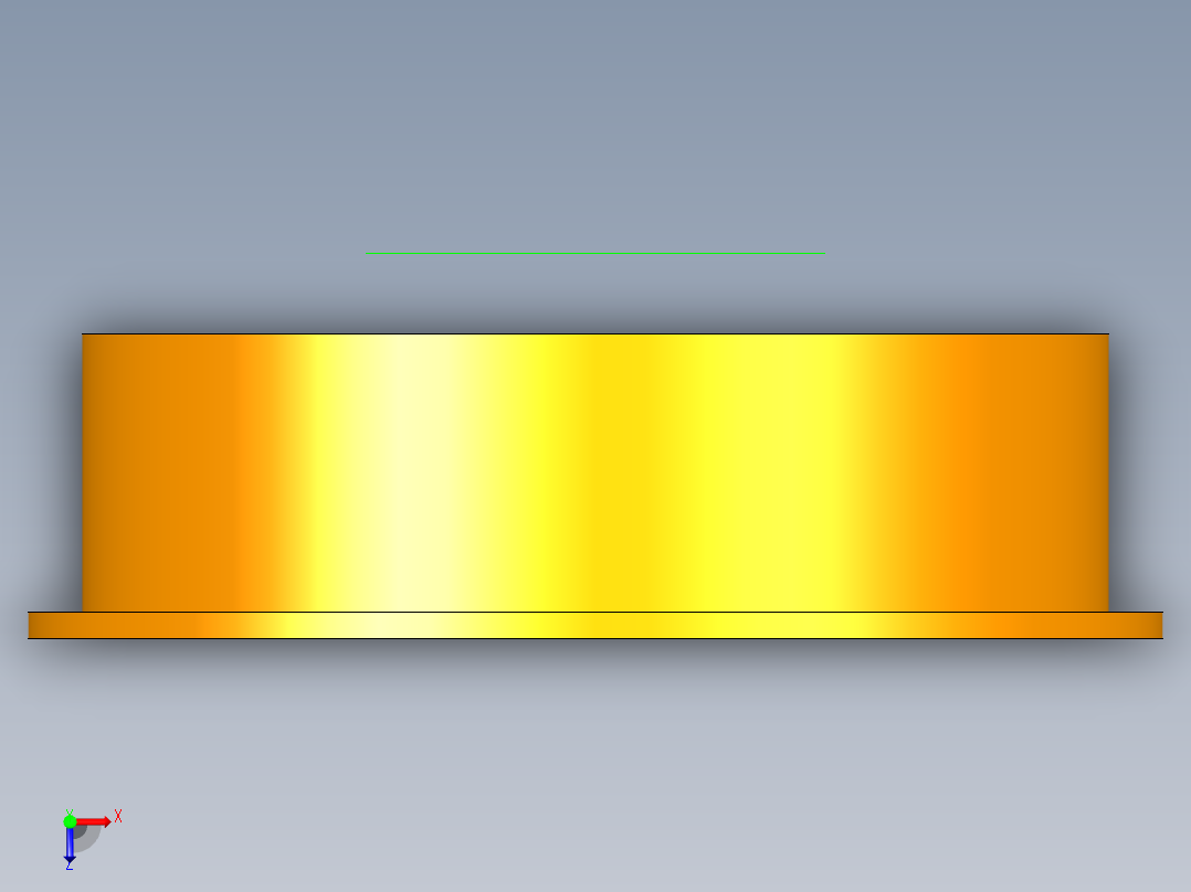 旋转门模型俯视图