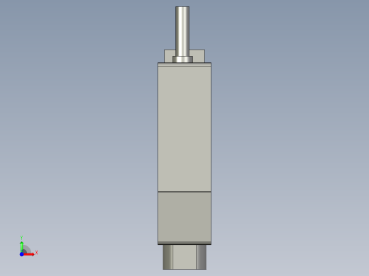 基恩士PS2-61_kc图纸模型前视缩略图