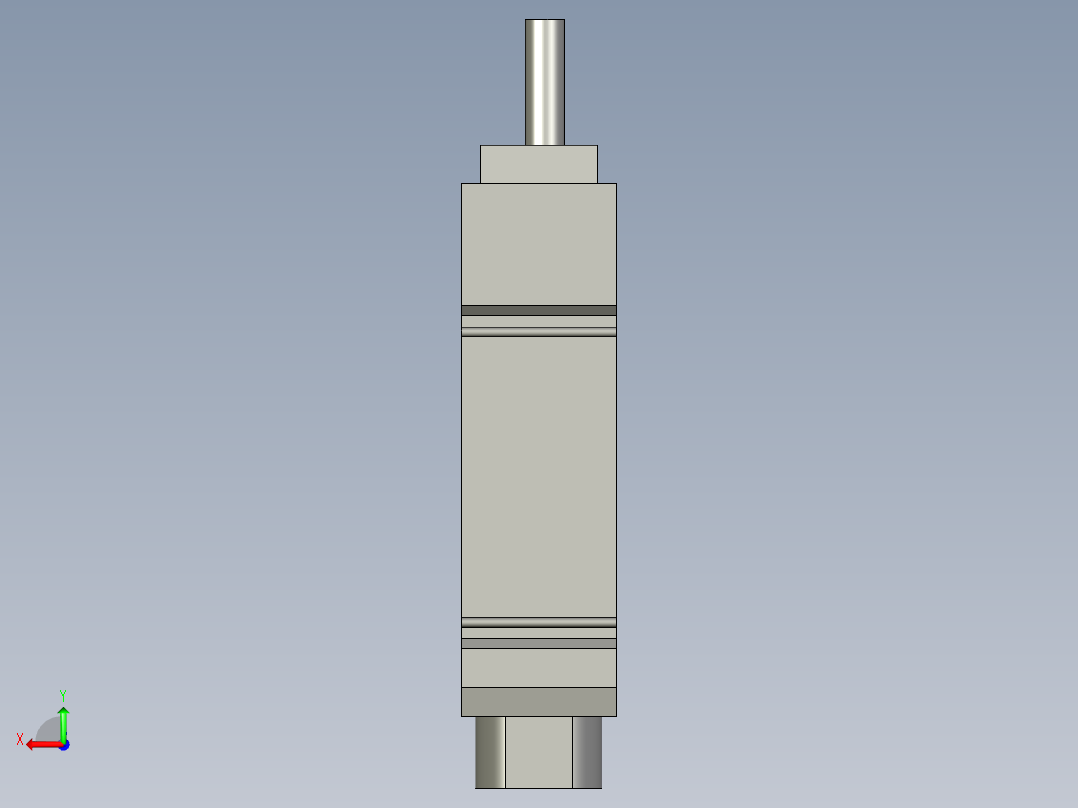 基恩士PS2-61_kc图纸模型后视图