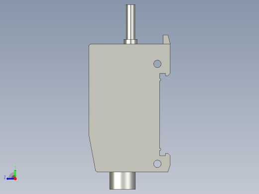 基恩士PS2-61_kc图纸模型右视缩略图