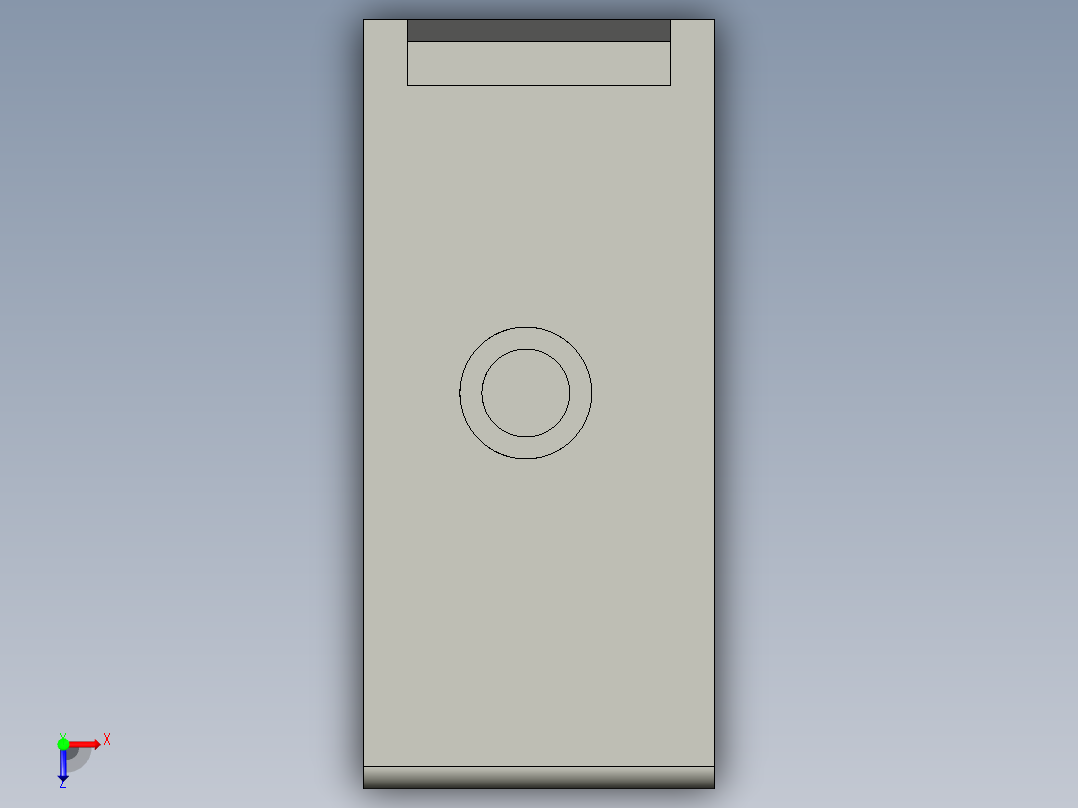 基恩士PS2-61_kc图纸模型俯视图