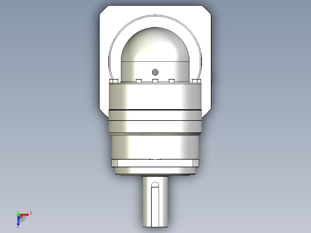 多摩川行星减速机TBR-140-L1-35KA俯视图