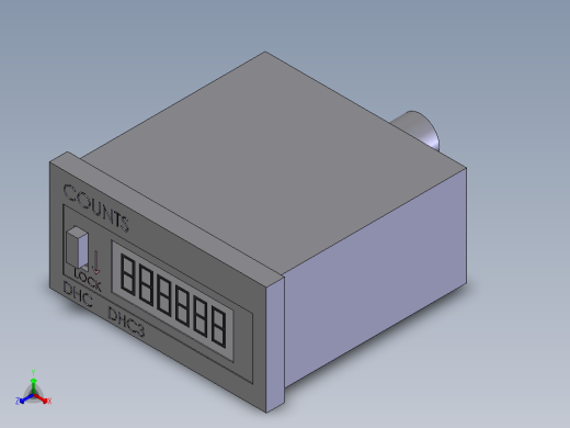 DHC数字计数器new正等轴测缩略图