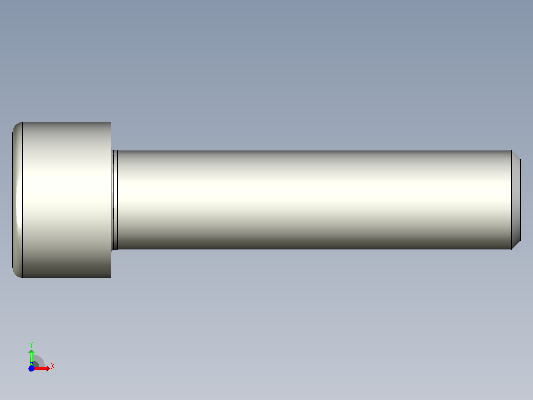 内六角螺钉-BOLT-M12-50-50-12-19-12-R1.2.stp前视图