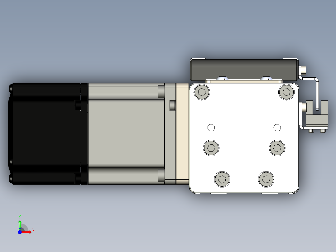 同步带滑台-欧规BC6-L120-S800-L-P40-D3前视图