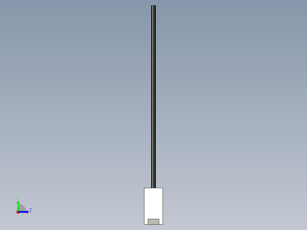 矩阵光纤_漫反射型FR-S10左视图