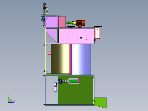 吹吸式多重水帘喷漆室左视缩略图