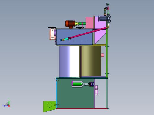 吹吸式多重水帘喷漆室右视缩略图