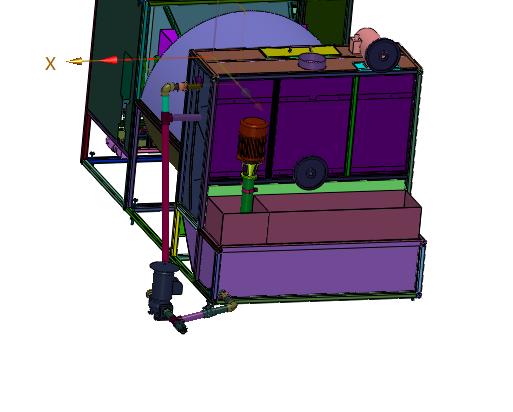 吹吸式多重水帘喷漆室