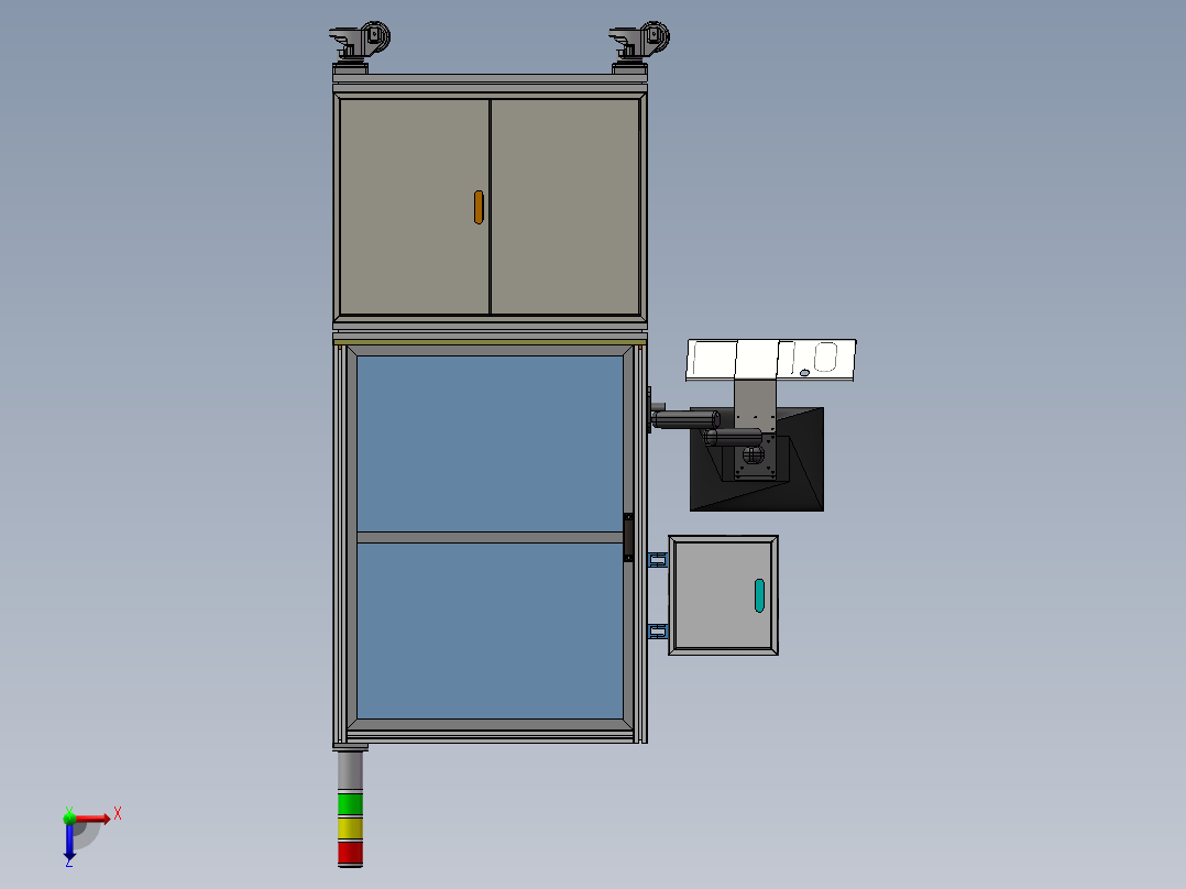 气密性检测俯视图