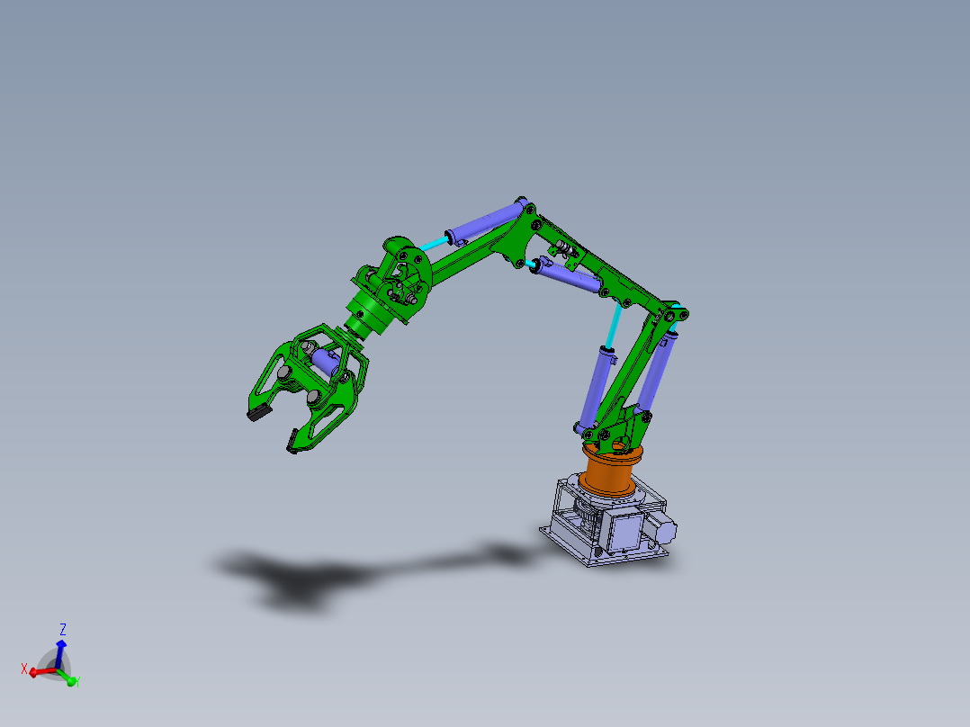 自动取料机械手臂结构设计【全套】