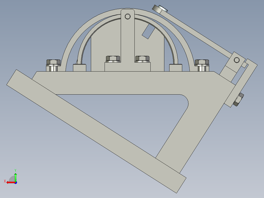 轴瓦机械加工工艺规程及钻床夹具设计含proe三维==990149==300S后视图