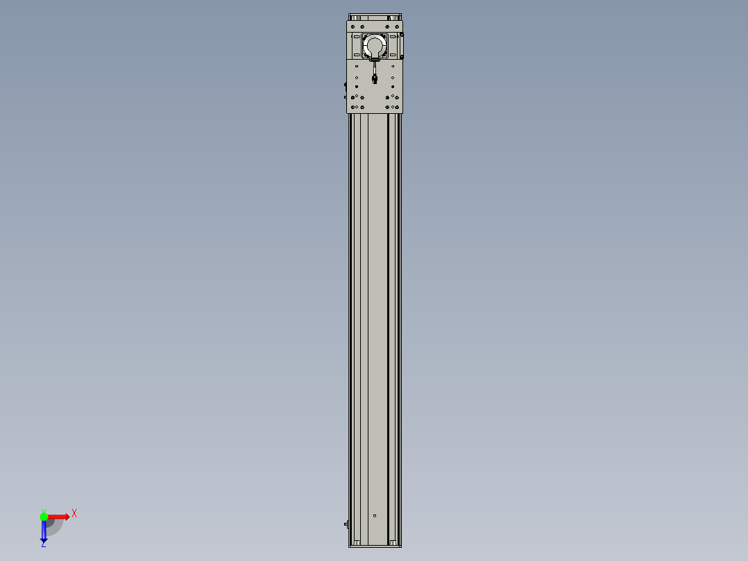 东锦齿条传动DH175G-L167-S1400-BU-减速机+750W.STEP俯视图