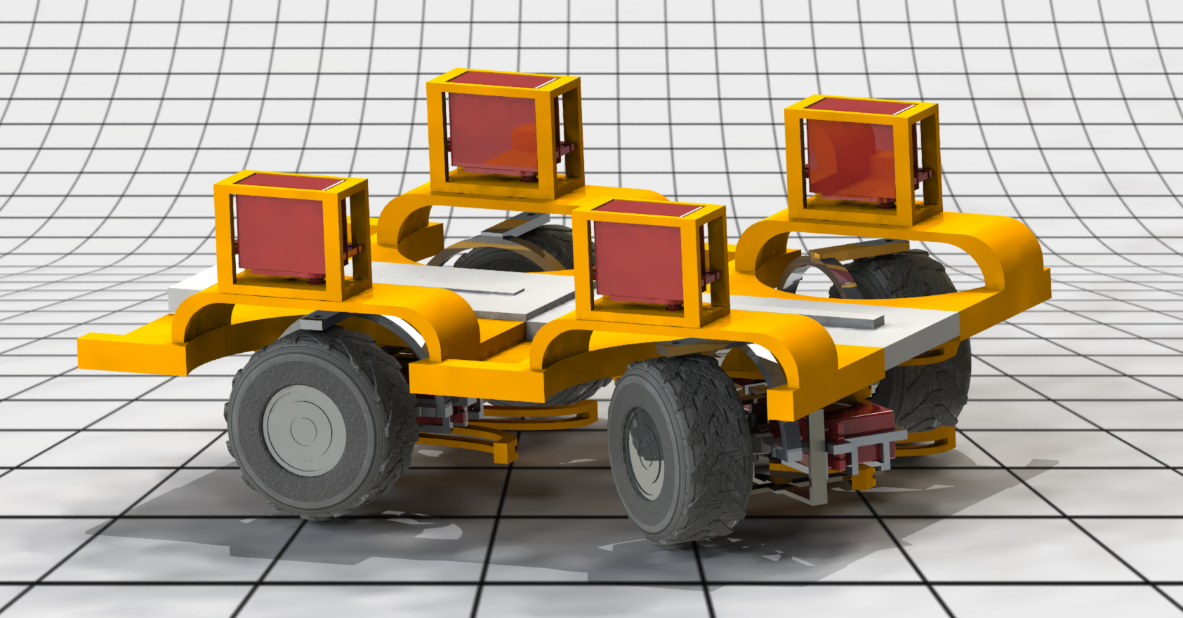 车辆车轮转向及减震机构