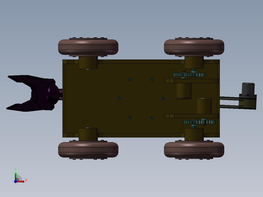 芒果采摘机设计前视图