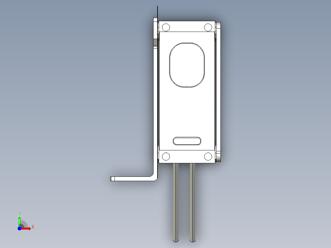 基恩士GV-H1000_kc图纸模型前视图