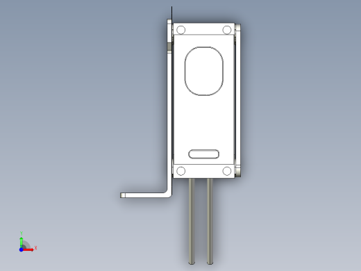 基恩士GV-H1000_kc图纸模型前视缩略图