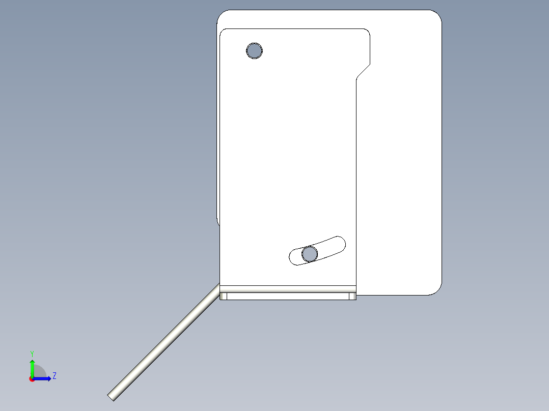基恩士GV-H1000_kc图纸模型左视图