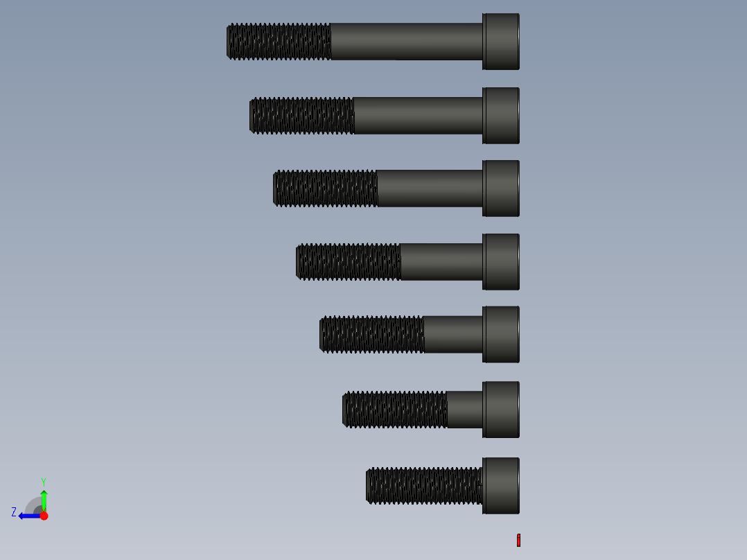 内六角螺丝-M16右视图