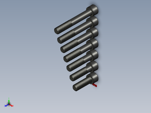 内六角螺丝-M16正等轴测缩略图