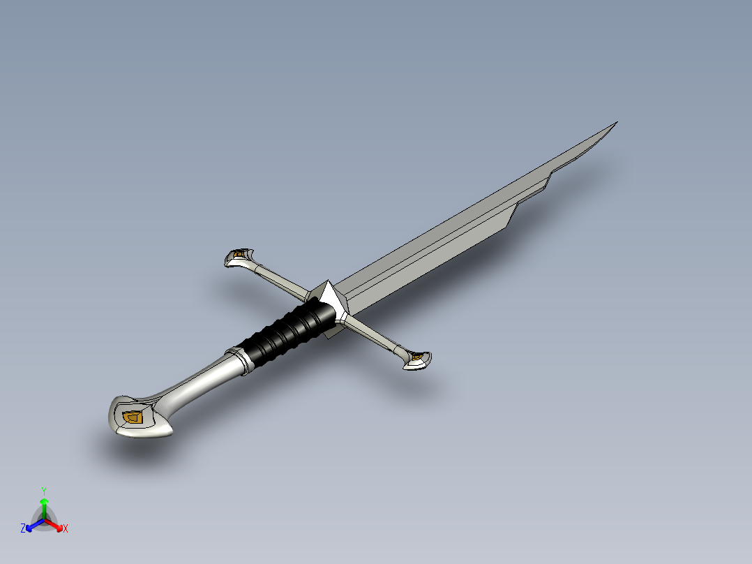 剑、宝剑(175)主视图