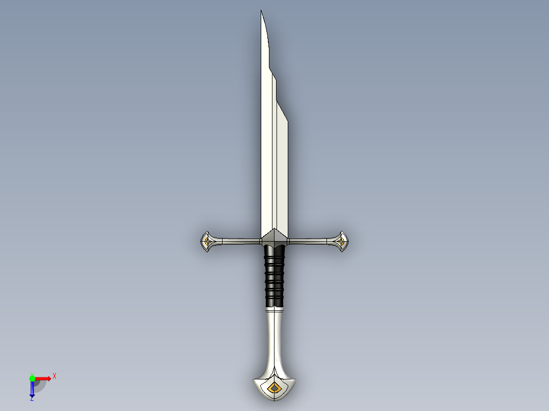 剑、宝剑(175)俯视图