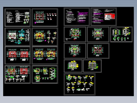 XX市村民住宅通用图纸二