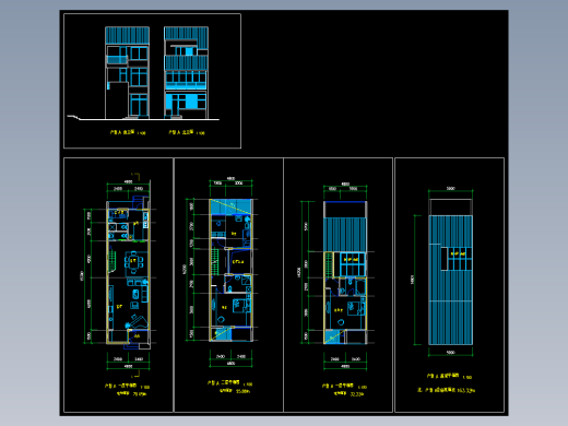 住宅户型平立面图