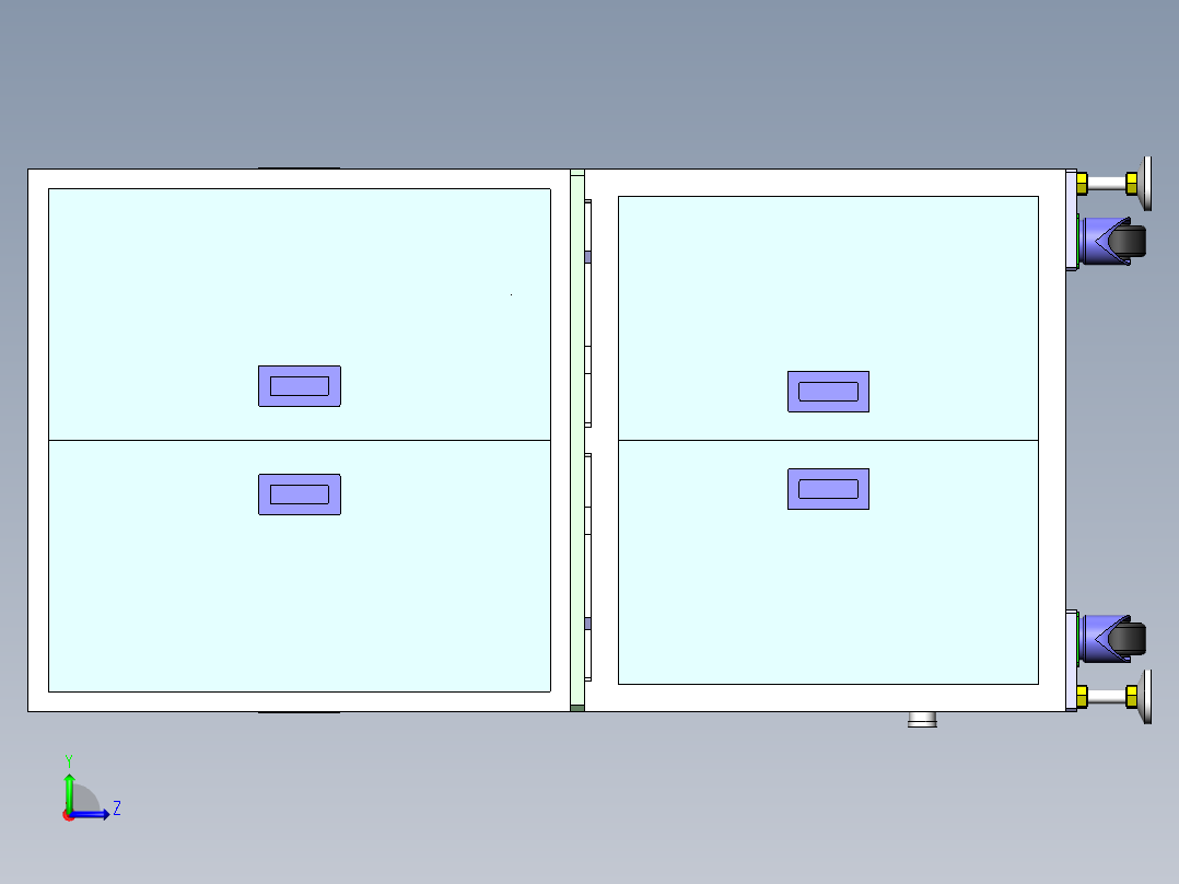 M39 MF050热压设备（sw16可编辑+工程图+bom）左视图