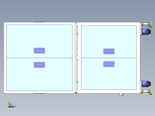 M39 MF050热压设备（sw16可编辑+工程图+bom）左视缩略图