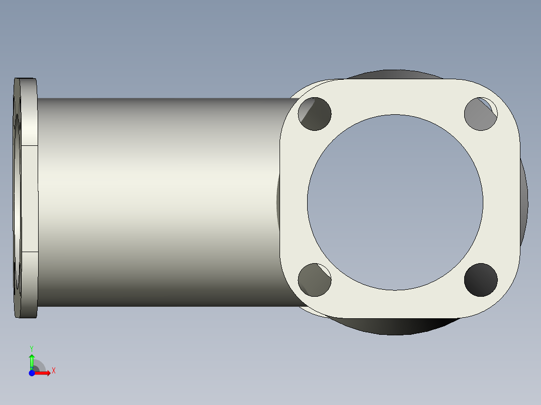 A0002498-三通管段前视图