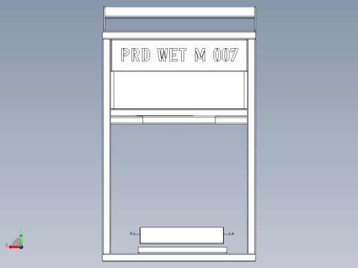 B3003463-湿零件运输小车后视缩略图