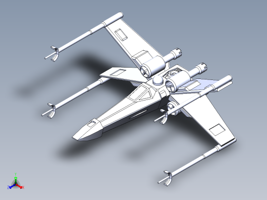 A2004131-X翼星球大战战斗机