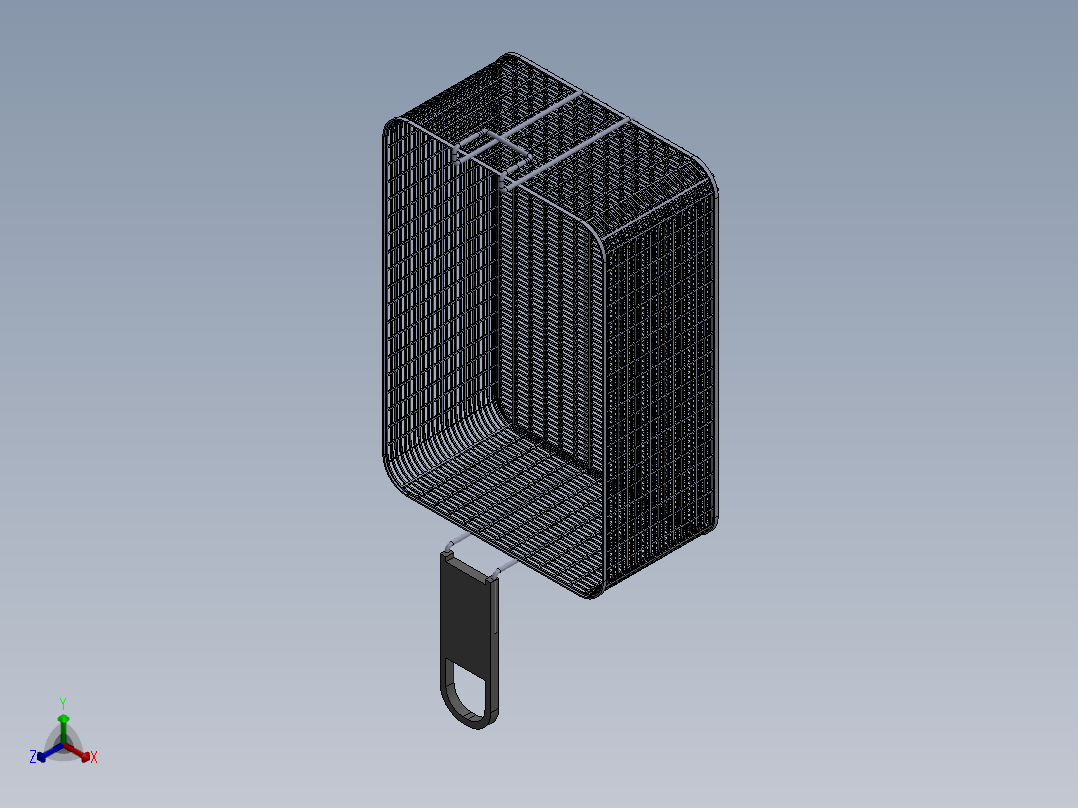 篮子(19)正等轴测图