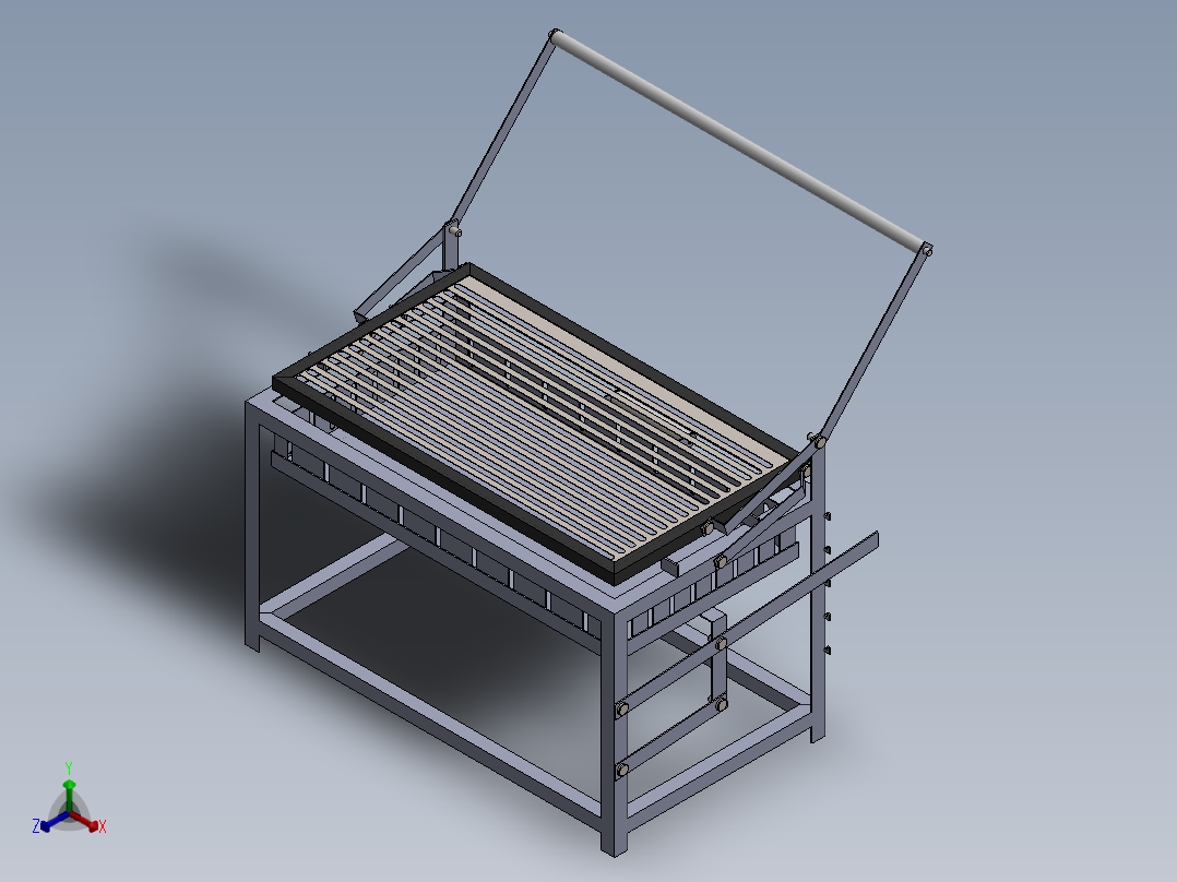 烧烤炉(44)正等轴测图